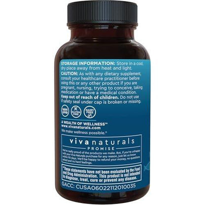 Viva Naturals Omega-3 Fish Oil, Triple – Triple Strength Formula: With 2500 mg of fish oil per serving, you get a – Image 15