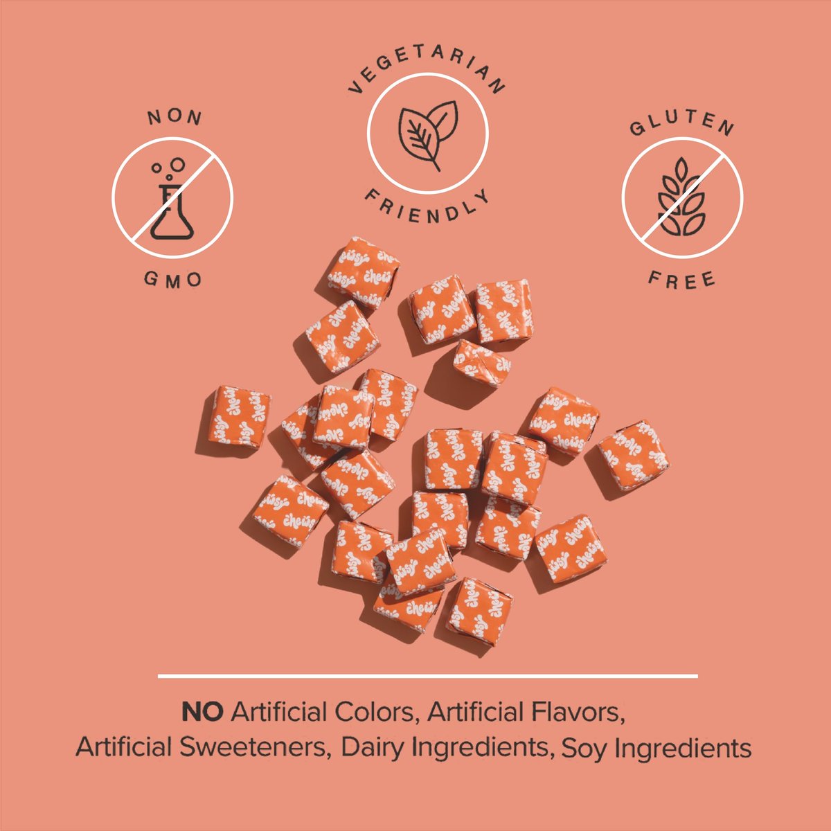 Chewsy Kids’ Multivitamin, Delicious Candy-Style Daily Vitamin Chews + Probiotics + Superfoods, Wild Berry Flavor Chewable Fruity Supplement Chews, Individually Wrapped, Easy to Enjoy, 30-Day Supply - görsel 10