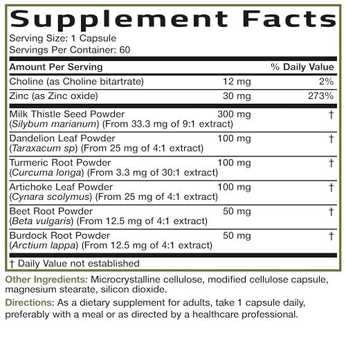 Bronson Liver Detox Advanced Detox & – Other Botanicals: Includes beet root, choline, and more for comprehensive – Image 5