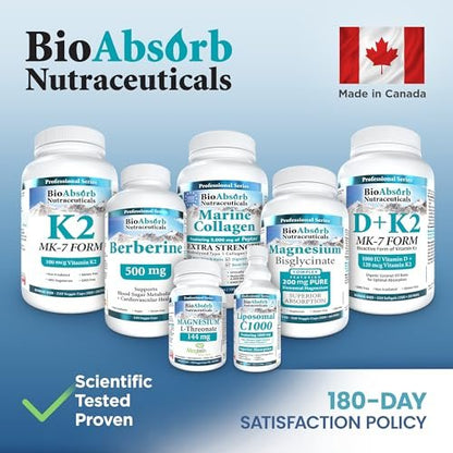 Bio Absorb Serrapeptase Supplement 120000 SPU, High Potency, Delayed Release – 60 Capsules