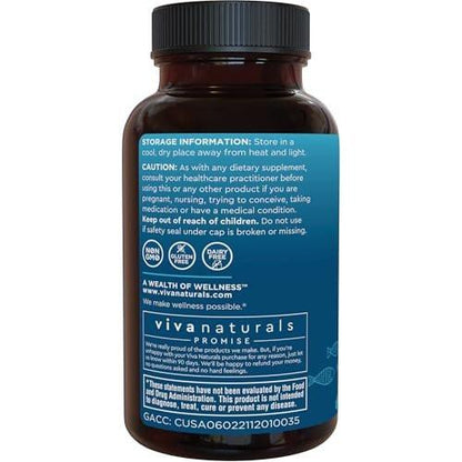 Viva Naturals Omega-3 Fish Oil, Triple – Softgel Size: Easy-to-swallow – Image 13