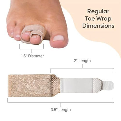 ZenToes Hammer Toe Corrector for Women & Men – Gentle Correction: The wrap gently straightens hammer toes and claw – Image 1