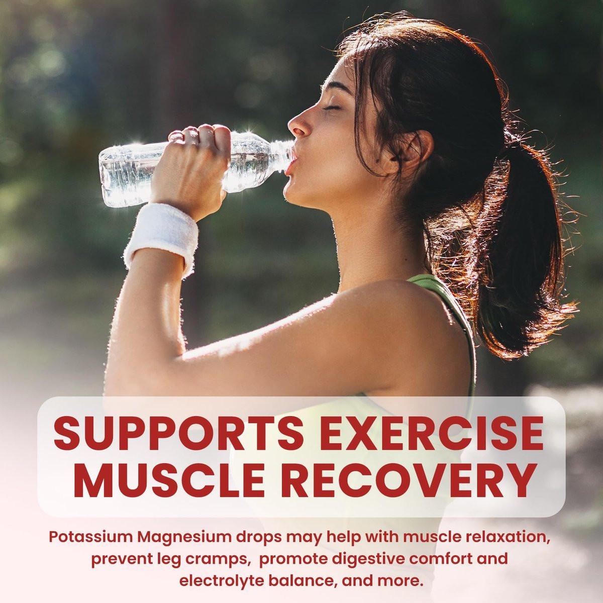 Potassium Magnesium Citrate Supplement, Liquid Magnesium Citrate Drops 500mg with Ashwagandha, Calcium, Zinc, Vitamin D3, B6, B12, CoQ10 - Support Calm & Bone & Muscle & Immune Health Vegan 2 fl oz - görsel 9