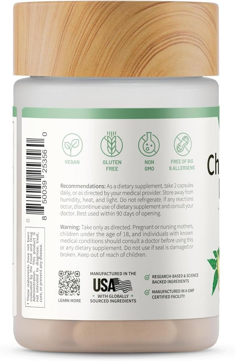 Snap Supplements Cholesterol Health - Artichoke, Milk Thistle, Garlic, and Berberine Supplement with Beta Sitosterol (95% Plant Sterols) for Digestive and Metabolic Support, 60 Capsules (30 Servings) - görsel 6