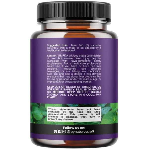 Natures Craft Kava Kava Root Extract Supplement 1000mg per Serving - Fast Acting Herbal Support for Balanced Mood - Relax Calming Capsules for Stress Support & Better Sleep - 30 Count - görsel 13