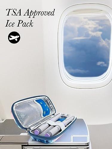 Leng Ke Ice Packs, TSA Approved Ice Packs for Insulin Cooler Travel Case (4 Packs) - görsel 10