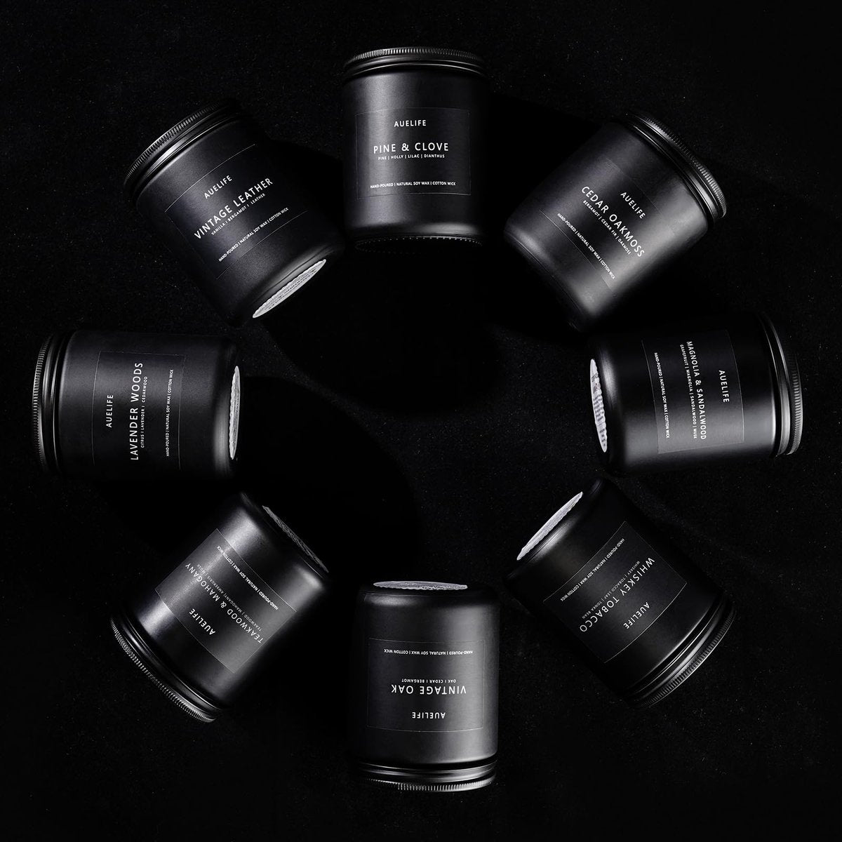 Scented Candles Set | Men Candle Set, – Four Distinct Fragrances: Enjoy a variety of manly scents: Leather (rugged – Image 2