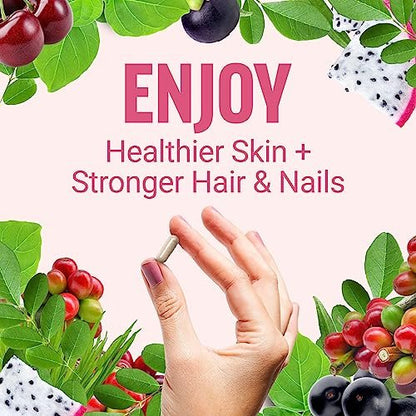 Force Factor Collagen Boosting Superfoods, – Biotin: Essential B-vitamin that supports keratin production for – Image 15
