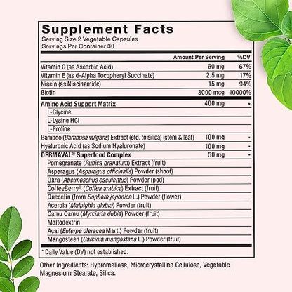 Force Factor Collagen Boosting Superfoods, – Free of: Gluten, wheat, dairy, soy, eggs, fish, shellfish, peanuts, – Image 12
