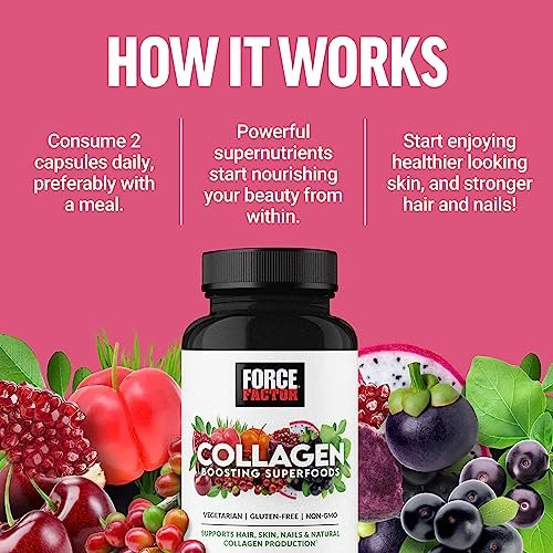 Force Factor Collagen Boosting Superfoods, – Other Ingredients: Vegetable cellulose (capsule), microcrystalline – Image 11