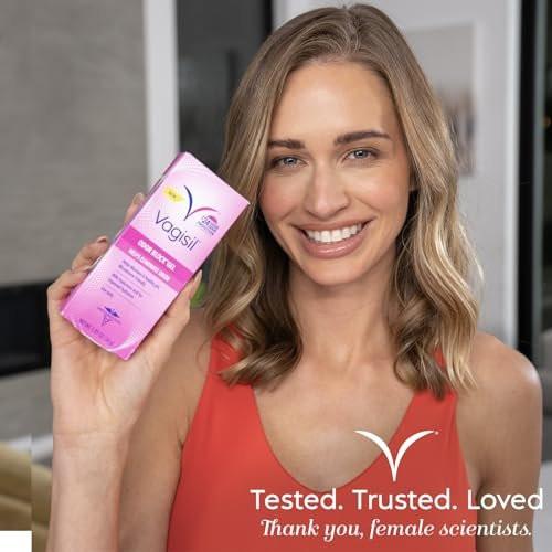 Vagisil Odor Block Gel with Hyaluronic Acid for Vaginal Health, Gynecologist Tested, Hypoallergenic, 1.05 Oz (Pack of 1) - görsel 5