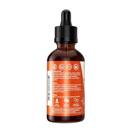 Heivy Liquid Collagen for Women, 60ml Raspberry Flavor, 20500 mcg 4-in-1 Collagen Drops, USA GMP, Sugar-Free, 3rd Party Tested