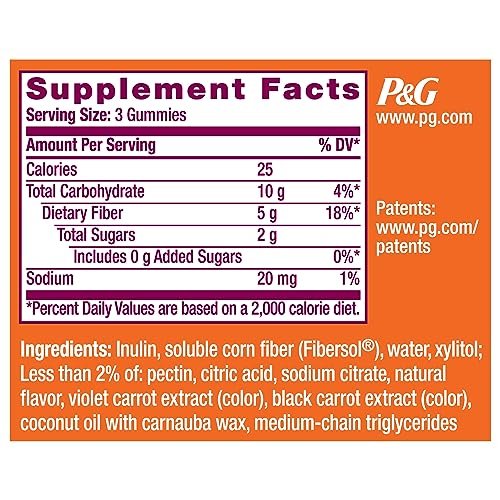 Metamucil Kids Fiber Gummies, No Sugar Added, 5g Prebiotic Plant-Based Fiber Supplement Blend, Mixed Berry Flavored, 120ct Gummies - görsel 13