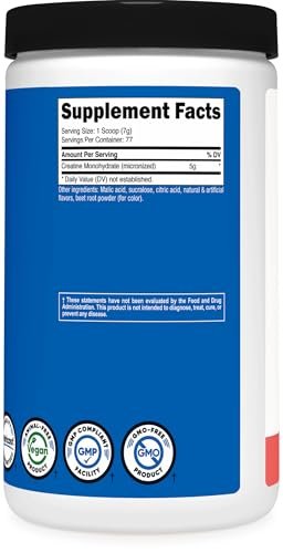 Nutricost Creatine Monohydrate Powder – High Purity and Potency: Each serving delivers 5 grams of pure creatine – Image 4