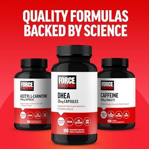 Force Factor Magnesium Glycinate 200mg, Magnesium Supplement for Women and Men to Support Sleep, Muscle Relaxation, and Mood, High Absorption, Vegan, 50 Servings - görsel 15