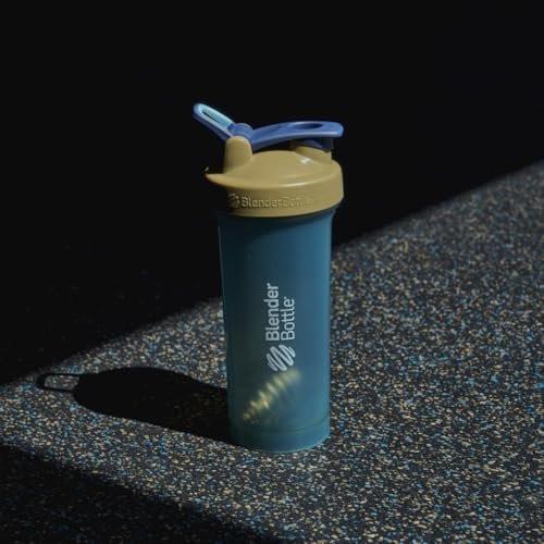 BlenderBottle Classic V2 Shaker Bottle Perfect for Protein Shakes and Pre Workout, 4-Ounce, Full Color Tan - görsel 6