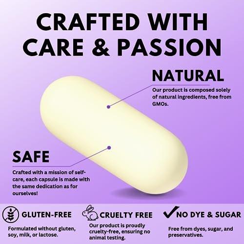 VITBOOST Biotin with Hyaluronic Acid, Collagen and Keratin – 25000 mcg Hair Growth Vitamins for Men and Women – Nails and Skin, USA Made - Third Party Tested, B1, B2, B3, B6, B7 Complex - 60 Capsules - görsel 13