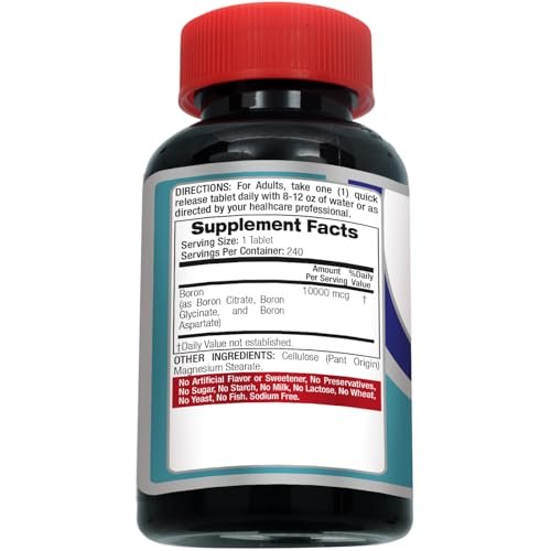 Lab | Boron | 10 mg | 240 Servings | Boron Supplement - görsel 10