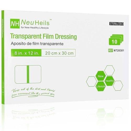 NeuHeils Transparent Film Dressing, Tattoo – Large Size: 8"x12" sheets are ideal for covering large wounds, – Image 16