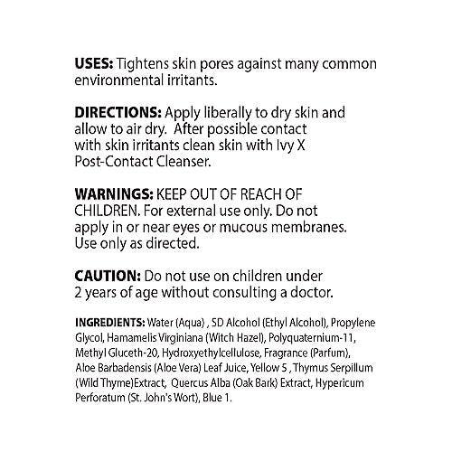 CoreTex Ivy X Pre-Contact Poison Ivy Wipes - Pack of 25 Single-Use Barrier Wipes to Help Prevent Itchy Rashes - Also Works on Poison Oak & Sumac Oils - Quick Dry & Chalk-Free Formula - görsel 9