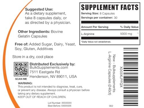 BulkSupplements.com L-Leucine Powder - Leucine Supplements, BCAA Supplements - Amino Acid Powder, Unflavored, 5g per Serving, 500g (1.1 lbs) (Pack of 1) - görsel 6