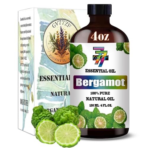 Bergamot Essential Oil – Uplifting Bergamot Oil for Diffuser, DIY Candles, Soap, Humidifier, Home, Gift – 4 fl oz (120 ml) – GV77ZF - görsel 12