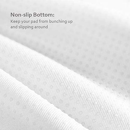 Waterproof Chair Pads for Incontinence Washable 22'' x 21'', 2 Pack Absorbent Seat Protector Pee Pads for Adults, Elderly, Kids, Toddler and Pets, Grey
