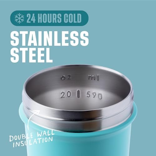 BlenderBottle Sport Sleek Shaker Cup – Dimensions: 4.25 x 4.25 x 4.25 inches (10.8 x 10.8 x 10.8 cm) – Image 9