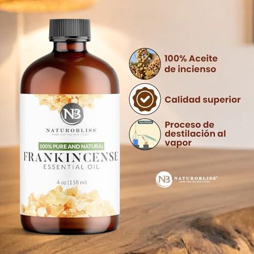 NaturoBliss 100% Pure Frankincense Essential Oil Therapeutic Grade Premium Quality (4 fl. oz) with Glass Dropper, Perfect for Aromatherapy - görsel 10