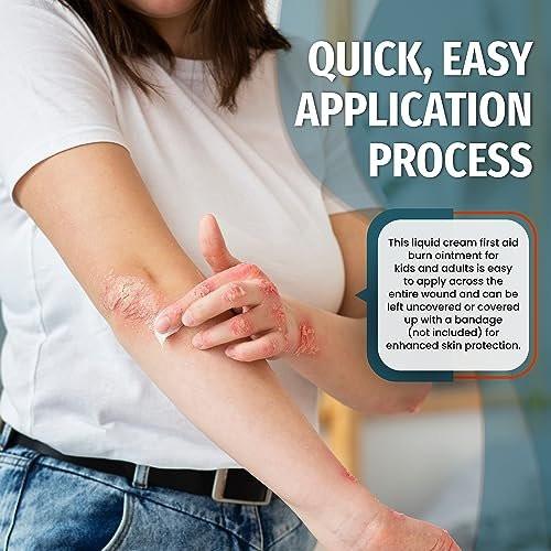 First Aid Burn Cream Packets Box of 144, Burn Ointment with Lidocaine and Benzalkonium Chloride for Minor Scrapes, Cuts, and Skin Irritations, Home and Medical Skincare - görsel 6