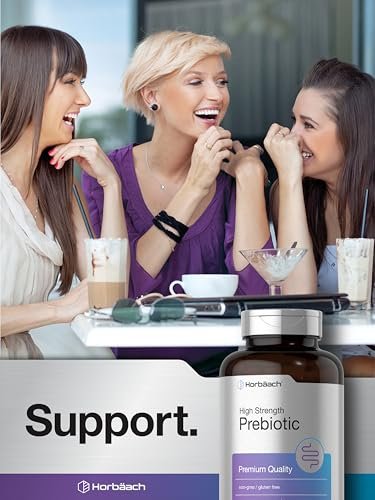 Horbäach Prebiotic for Men and Women | 120 Powder Pills | High Strength & Premium Quality Supplement | Non-GMO & Gluten Free Quick Release Capsules - görsel 10