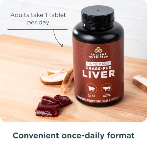 Ancient Nutrition Organ Supplements, Once Daily Grass-Fed and Wild Organ Complex Capsules, Beef & Lamb Liver, Supports Healthy Blood, Gut, and Liver, 30 Ct - görsel 11