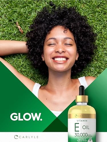 Carlyle Vitamin E Oil | 30,000 IU | 2.5 fl oz | Ingestible & Topical Grade | Moisturizing for Skin | Vegetarian, Non-GMO, Gluten Free Supplement - görsel 14