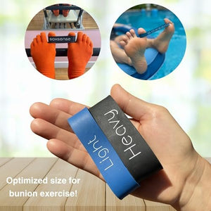 Soxsense Toe Stretcher Bands - Toe Spacers – Bunion Relief: The toe stretcher bands help reduce pain and – Image 1