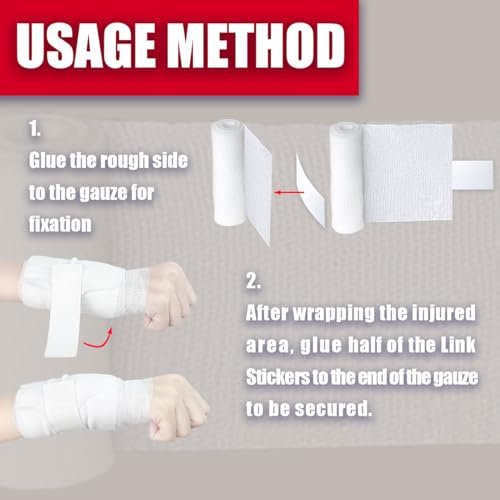 KIWAEZS 32 Pack Gauze Rolls Bandages 4” x 4.1 yd Premium Quality Lint and Latex-Free Conforming Stretch Designed for Effective Wound Care for Wound Dressing Support (Individually Packed) - görsel 6