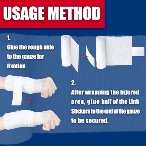 KIWAEZS 24 Pack Gauze Rolls Bandages 4” x 4.1 yd Premium Quality Lint and Latex-Free Conforming Stretch Designed for Wound Care for Wound Dressing Support (Ideal for Home and Car First Aid Kits) - görsel 12