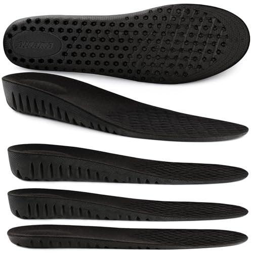 Ailaka Height Increase Insoles for Men Women, Honeycomb Shock Absorbing Cushion Insoles, Replacement Full Length Sports Shoe Height Inserts Height Elevation - görsel 1