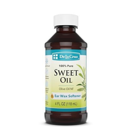 De La Cruz Ear Wax Remover and Earwax Softener, 100% Pure Sweet Oil for Ears, Gentle and Natural Ear Oil - Refill 4 Fl OZ - görsel 6