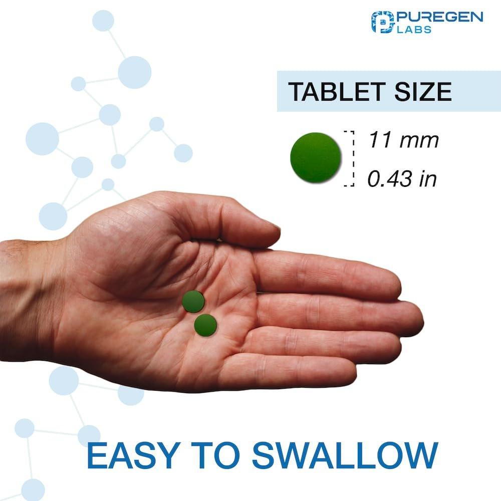 Puregen Labs Ferrous Gluconate 324 mg [High Potency] Iron Supplement, Gentle on Stomach | 2 Pack - 200 Tablets Total - görsel 11