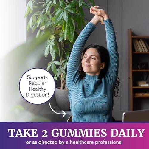 Magnesium Citrate Gummies | Extra Strength for Calm, Relaxation & Digestion | High Absorption Magnesium Gummies for Adults | Vegan, Non-GMO | Raspberry Flavor Mag Gummy | 60 Ct, 1 Month Supply - görsel 1