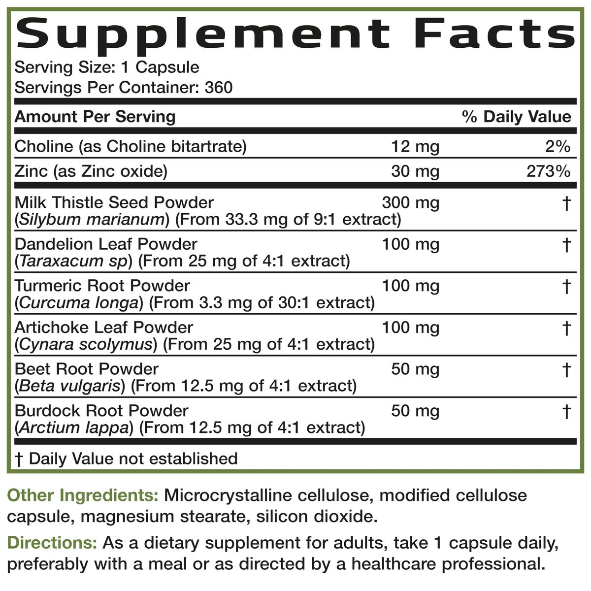 Bronson Liver Detox Advanced Detox & – Artichoke Leaf: Supports bile production and helps maintain healthy – Image 4