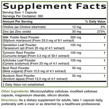 Bronson Liver Detox Advanced Detox & – Artichoke Leaf: Supports bile production and helps maintain healthy – Image 4