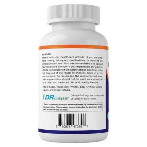 Vitamatic Lactobacillus Plantarum - 20 Billion per DR Capsule - 60 Count - Digestive Support - Made with Prebiotic Inulin Fiber - görsel 9