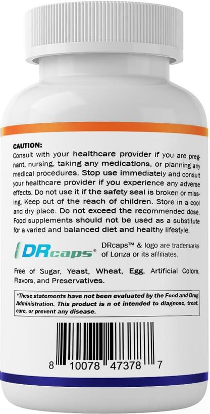 Vitamatic Lactobacillus Gasseri - 12 Billion per DR Capsule - 60 Count - Digestive Support - Made with Prebiotic Inulin Fiber