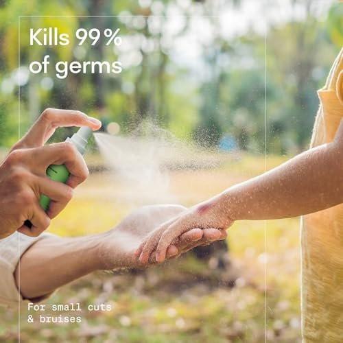 Biopure Hydrogen Peroxide 6 Fl Oz Spray – Convenient Non-Aerosol Spray Bottle with 3% Hydrogen Peroxide | Hydrogen Peroxide 3% First Aid Topical Antiseptic for Minor Cuts and Abrasions (2-Pack) - görsel 6