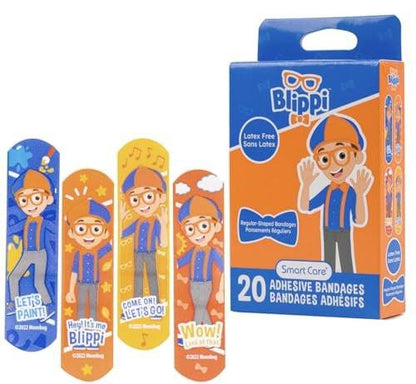 Blippi 20ct Bandages - Fun Adhesive Bandages for Kids