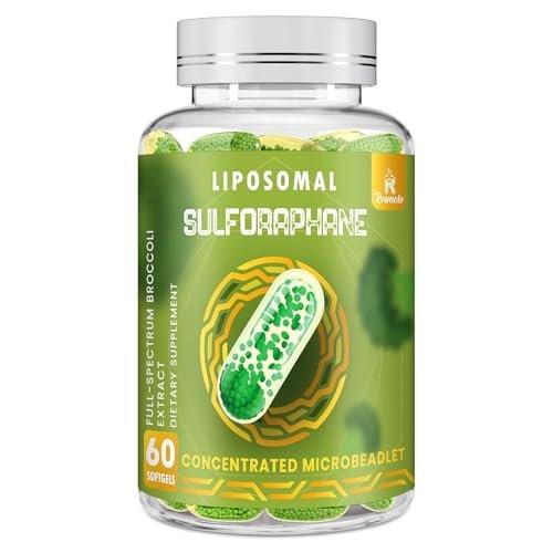 Rosmolo 800 MG Liposomal Sulforaphane, Powerful Dual-Delivery for Maximum Absorption & Potency, Full-Spectrum Broccoli Extract, Antioxidant & Liver Supplement, 60 Softgels - görsel 2