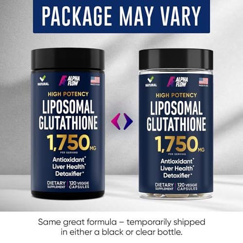 Liposomal Glutathione Supplement 1000MG + 750MG - Glutathione Liposomal with VIT C + Phospholipid Antioxidant Complex - Liver Detox and Immune Support Supplement - 120 Caps - Powder&Liquid Alternative - görsel 15