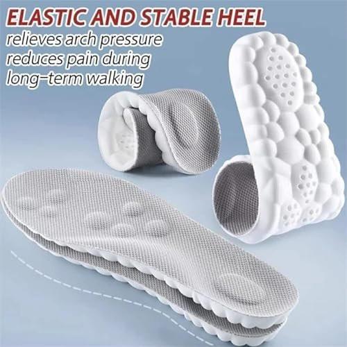 4D Cloud Technology Insole - Super Soft Comfort Insoles, Soft Foot Protection Cloud Feeling Insole, U-Shape Memory Foam Insoles, 4D Sports Memory Foam Insoles (Green, Men 10.5-11.5/Women 12-13) - görsel 4