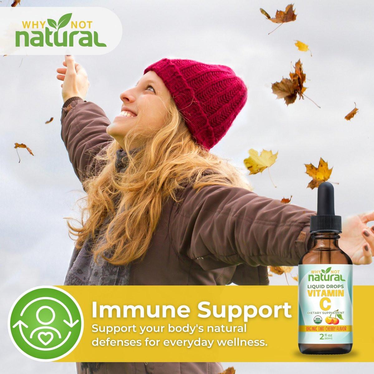 Why Not Natural Organic Liquid Vitamin C Drops Supplement - 2 Fl Oz (Pack of 1) - görsel 11